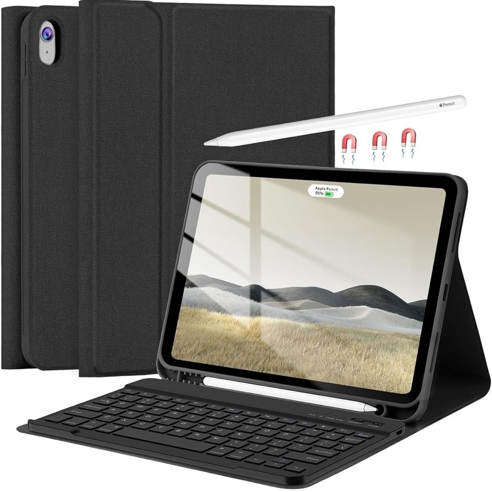 FUWANG Keyboard Case for iPad Air 11 inch (M2) 2024 & 10.9 “for iPad Air 5th 4th